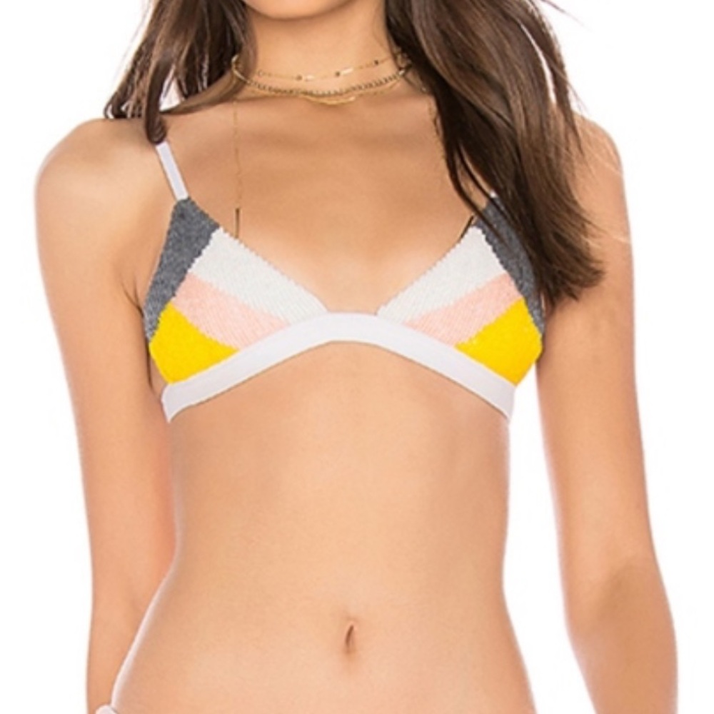 Skye & Staghorn Beaded Bikini Top